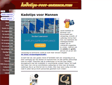 Tablet Screenshot of kadotips-voor-mannen.com